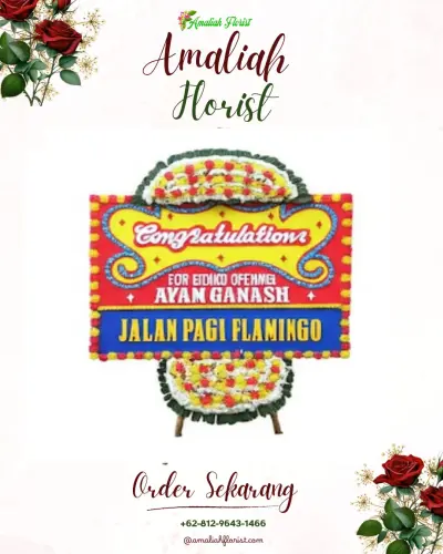 Bunga Papan Congratulation di Pedawang